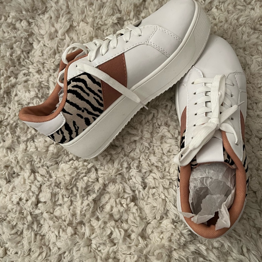 ASOS fashion platform animal print shoes